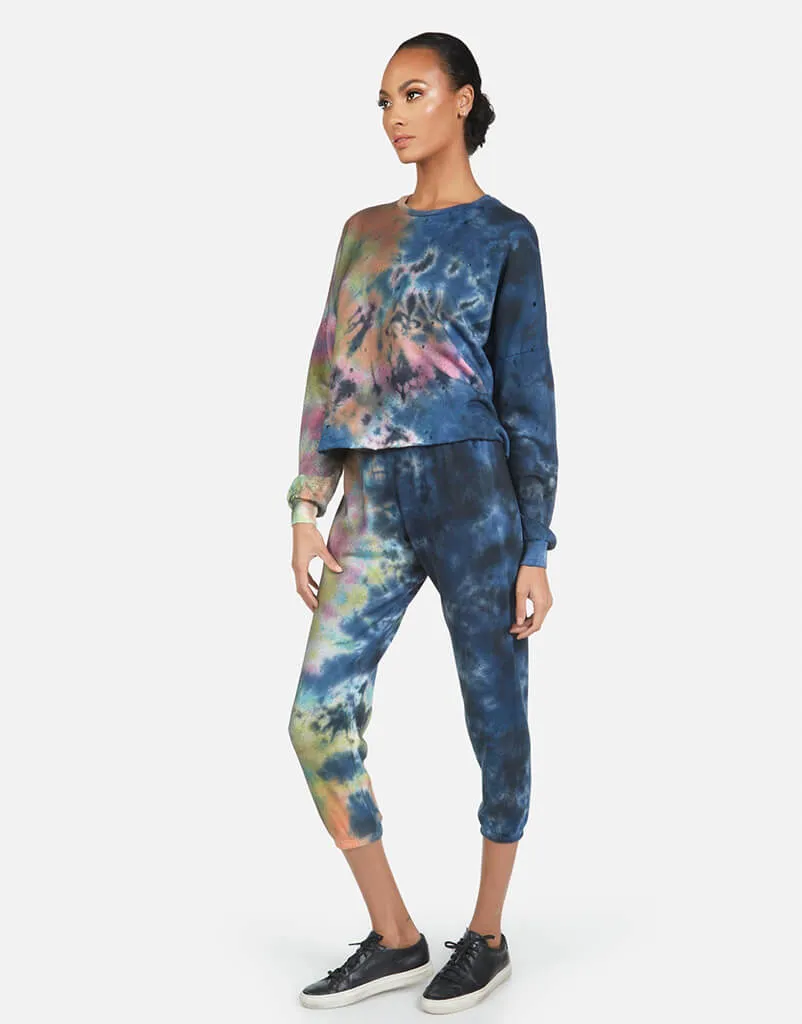 Nate Midnight Candy Crop Sweatpant