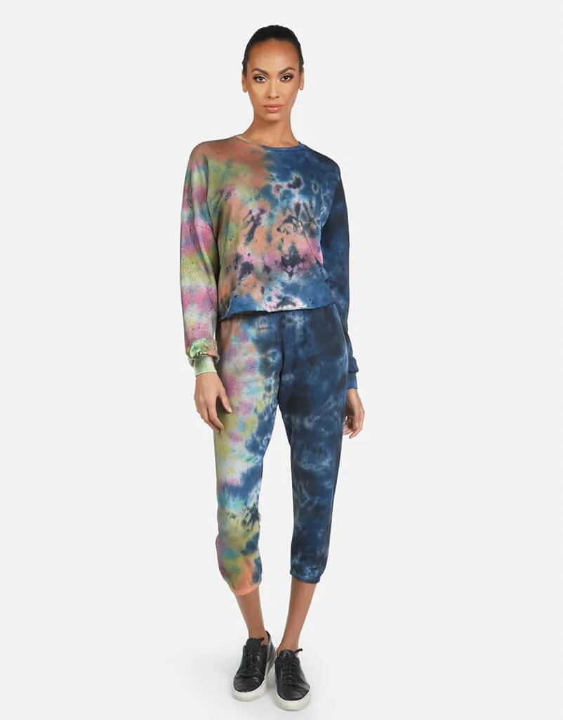 Nate Midnight Candy Crop Sweatpant