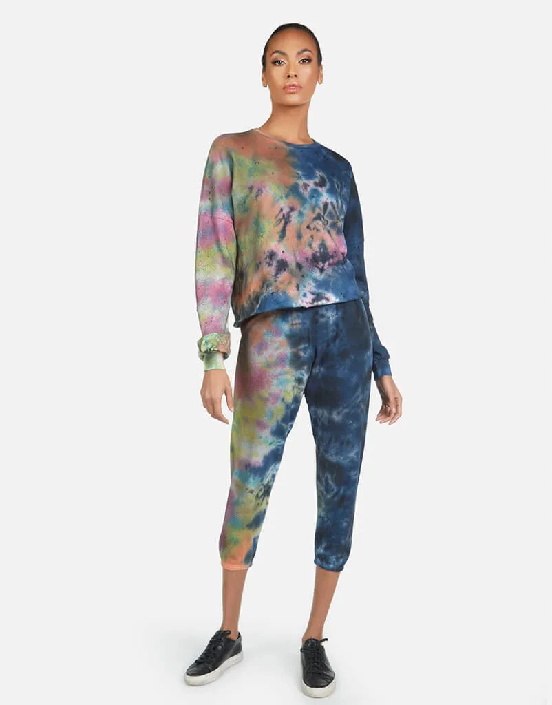 Nate Midnight Candy Crop Sweatpant