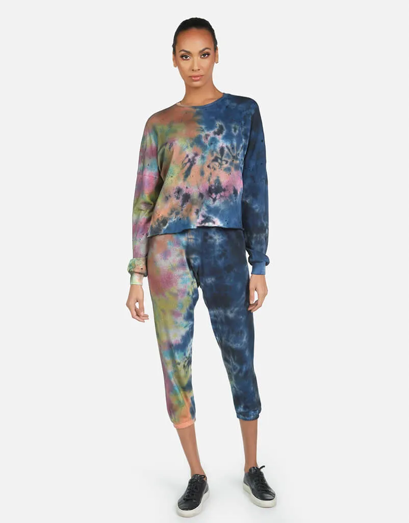 Nate Midnight Candy Crop Sweatpant