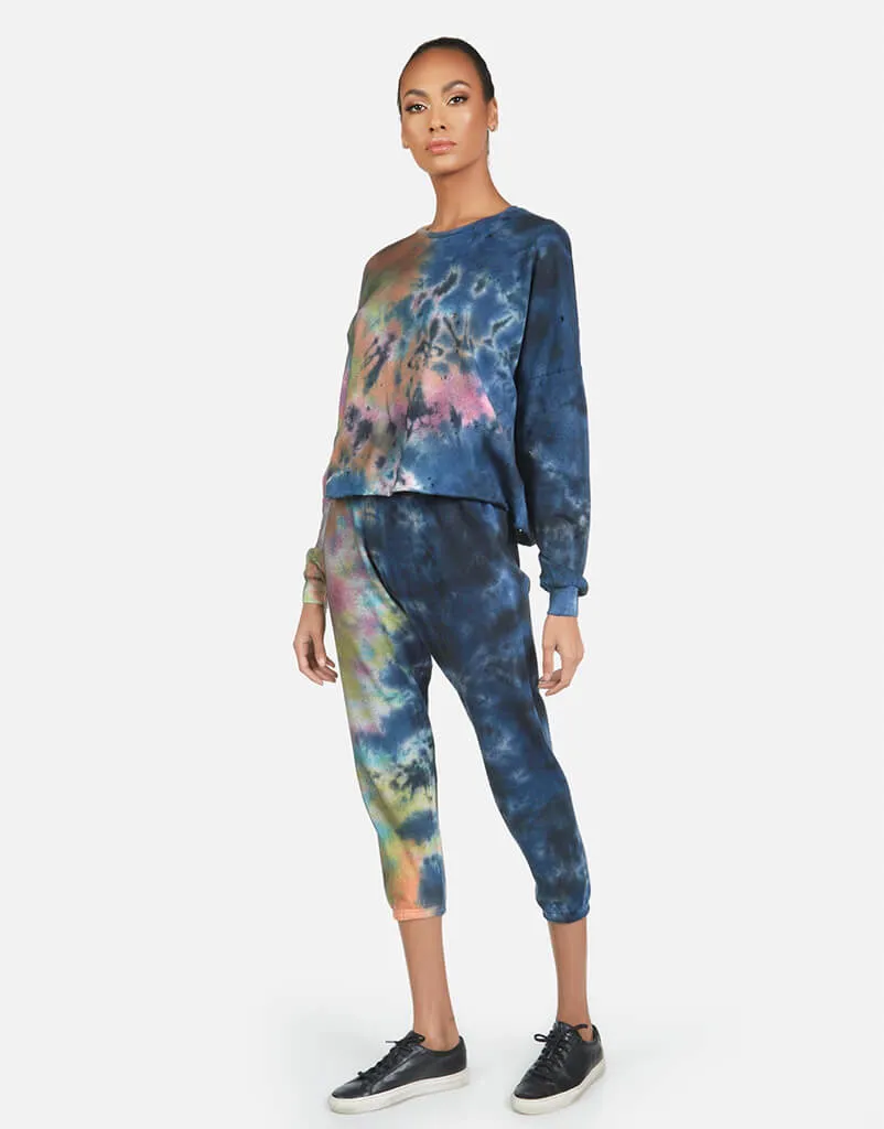 Nate Midnight Candy Crop Sweatpant