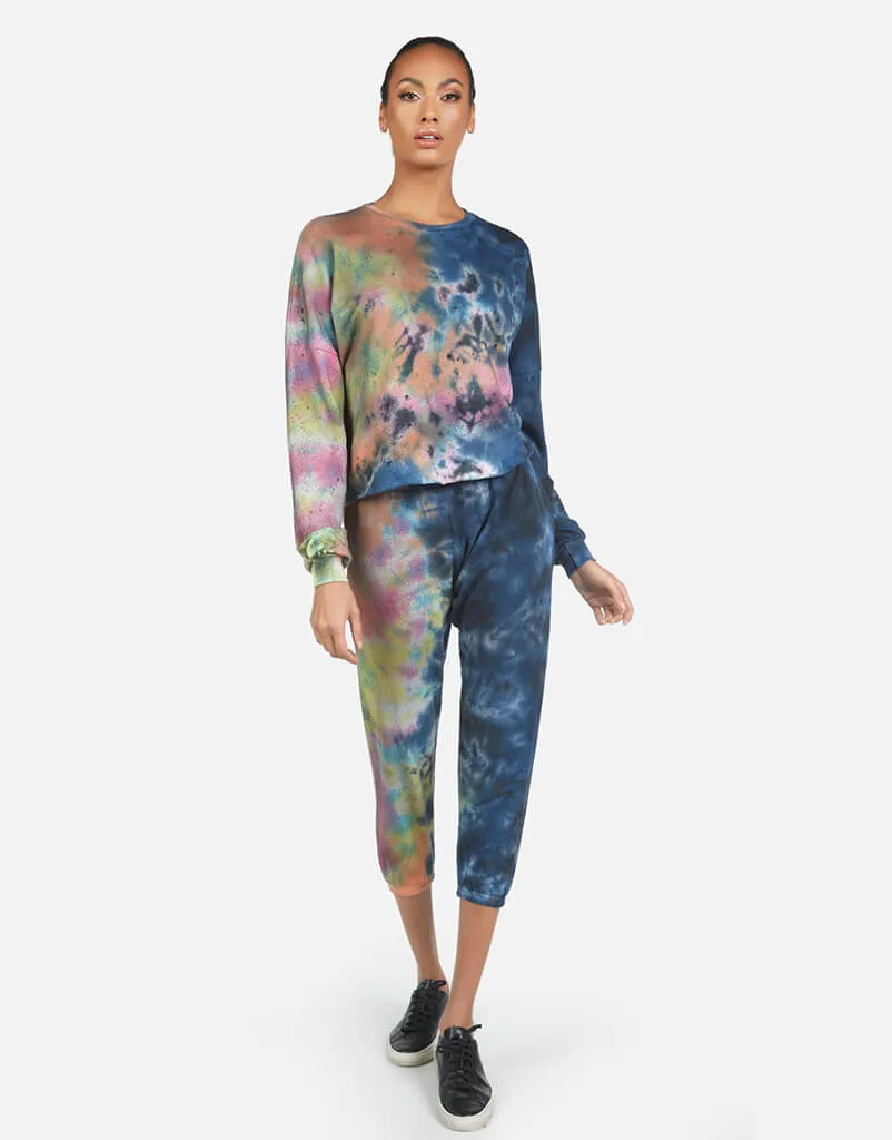 Nate Midnight Candy Crop Sweatpant