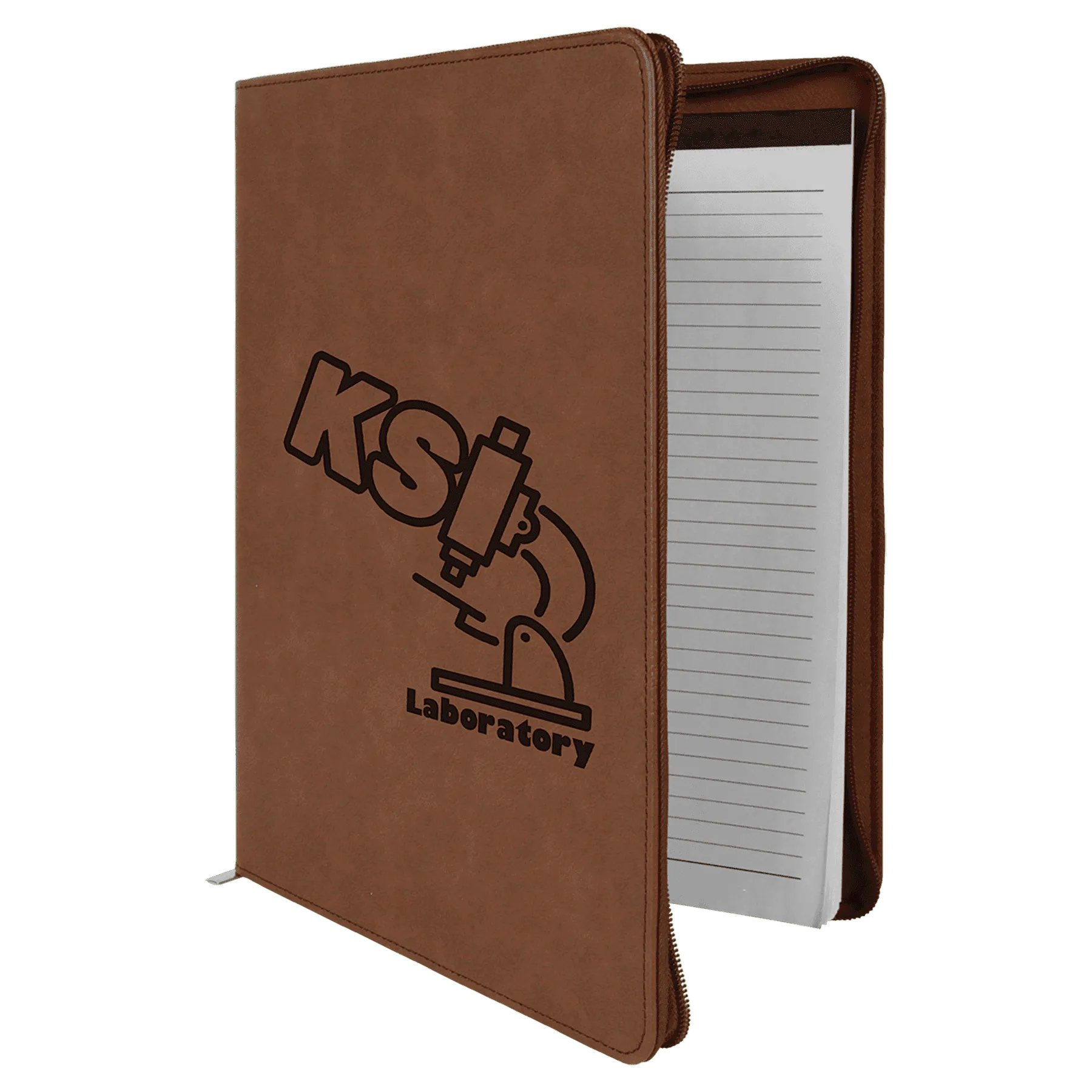 Personalized Professional Portfolios – Zippered & Classic Styles with Notepad