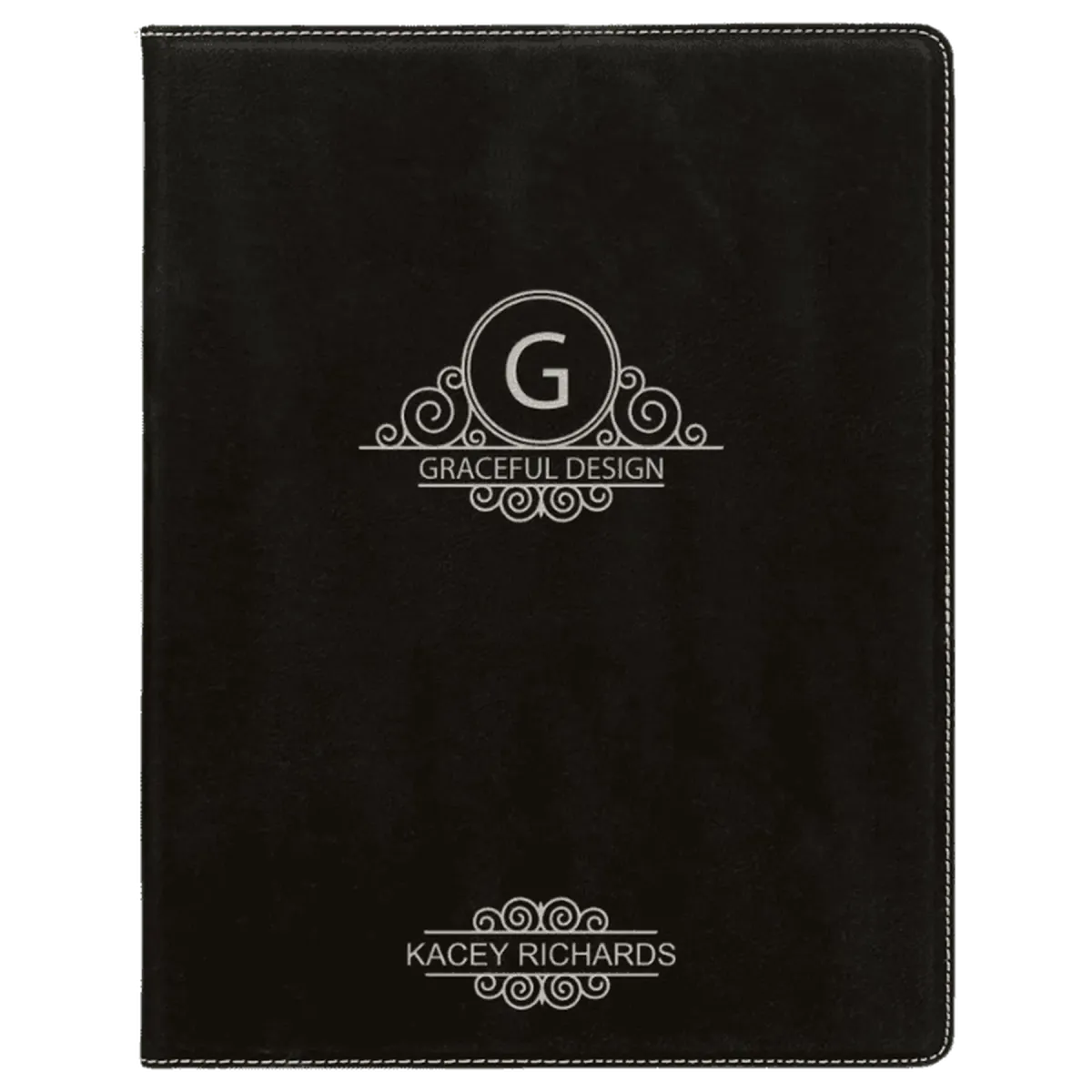 Personalized Professional Portfolios – Zippered & Classic Styles with Notepad