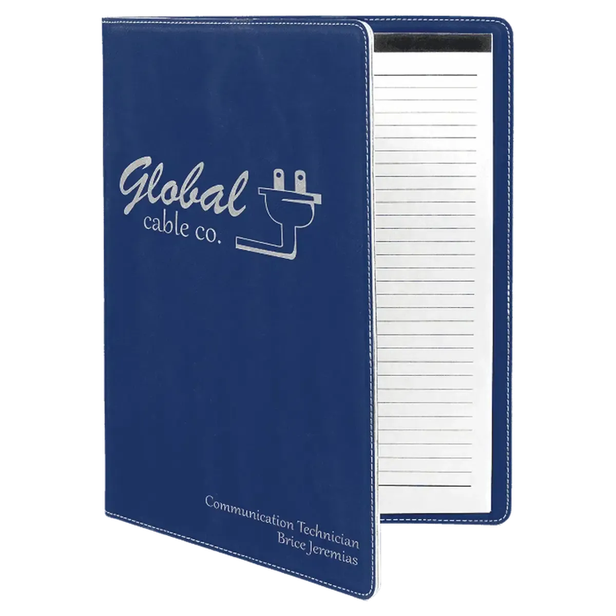 Personalized Professional Portfolios – Zippered & Classic Styles with Notepad
