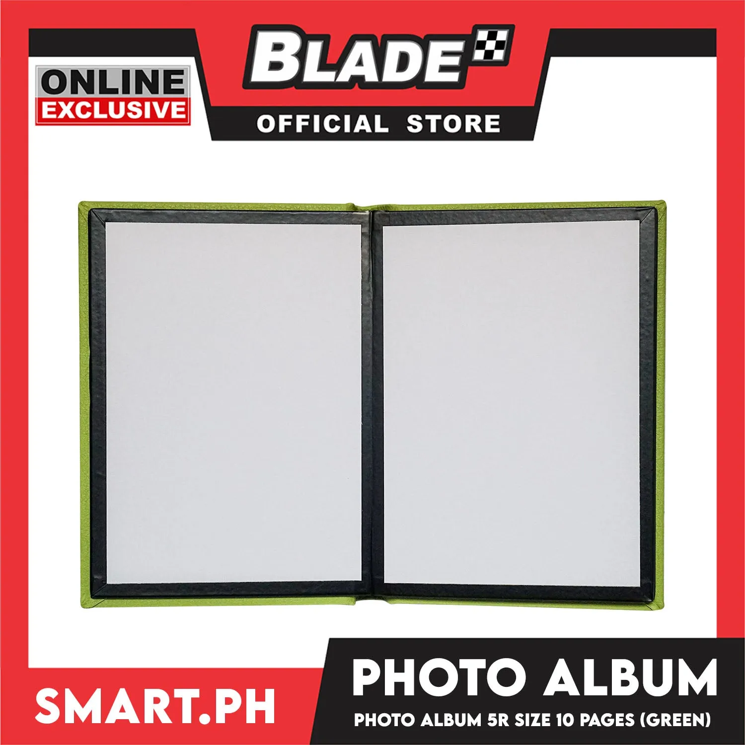 Photo Album With 10 Pages For 5R Size (Green) Perfect To Preserve Your Special Memories, Picture Storage Scrapbook Album