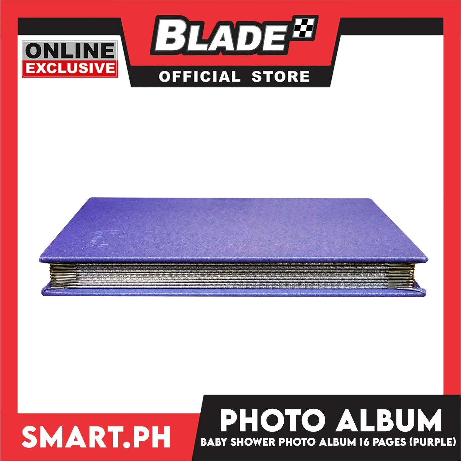 Photo Album With 16 Pages For 8R Size (Purple) Perfect To Preserve Your Special Memories, Picture Storage Scrapbook Album