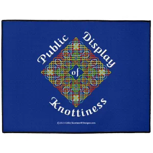 Public Display of Knottiness Celtic Knotwork Frame Indoor / Outdoor Floor Mats