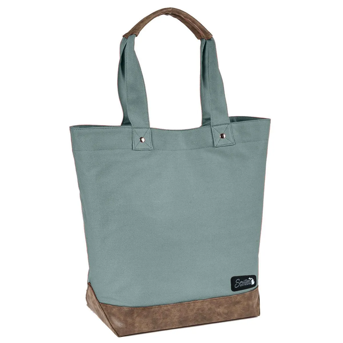 "Smitten With The Mitten Patch" Canvas Tote Bag
