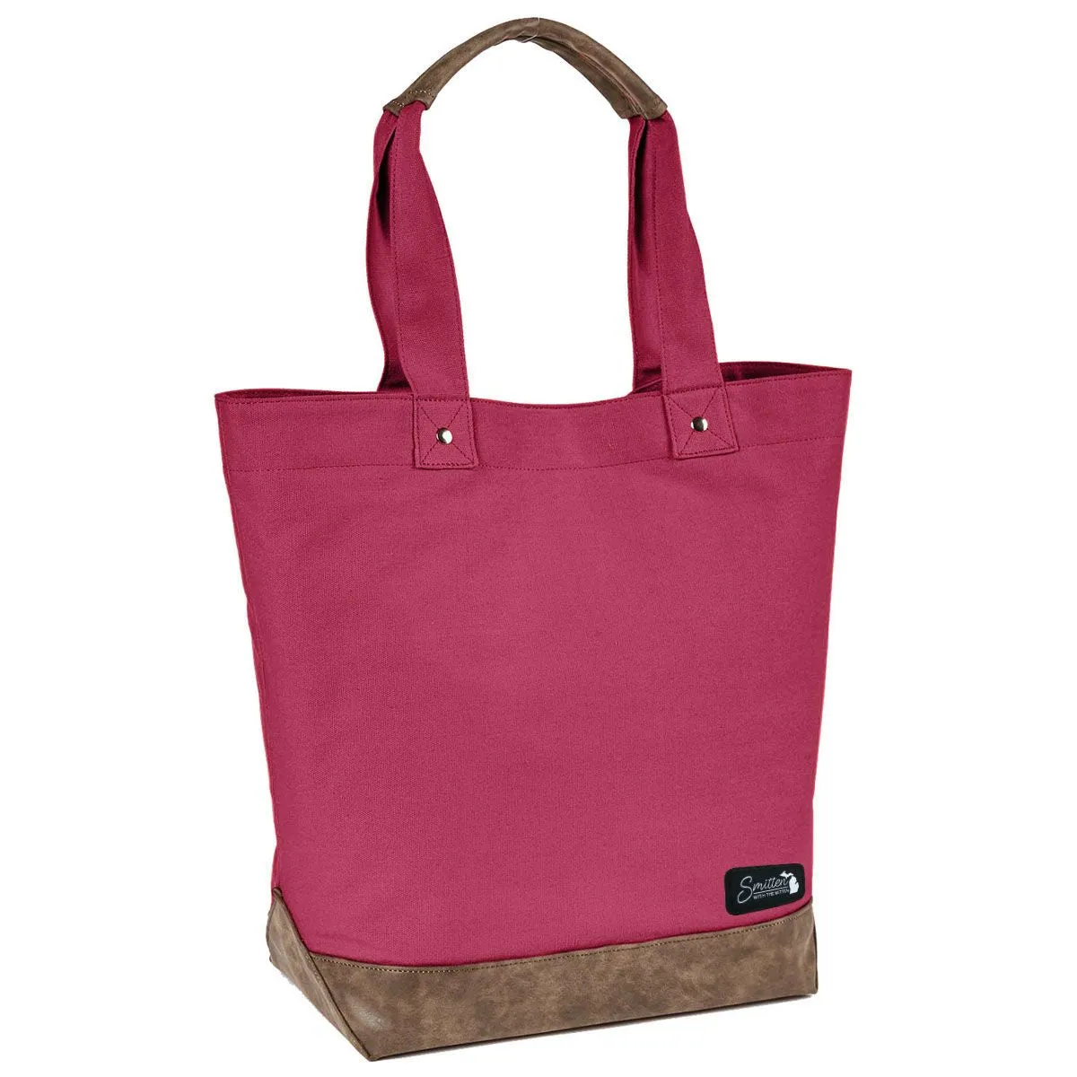 "Smitten With The Mitten Patch" Canvas Tote Bag