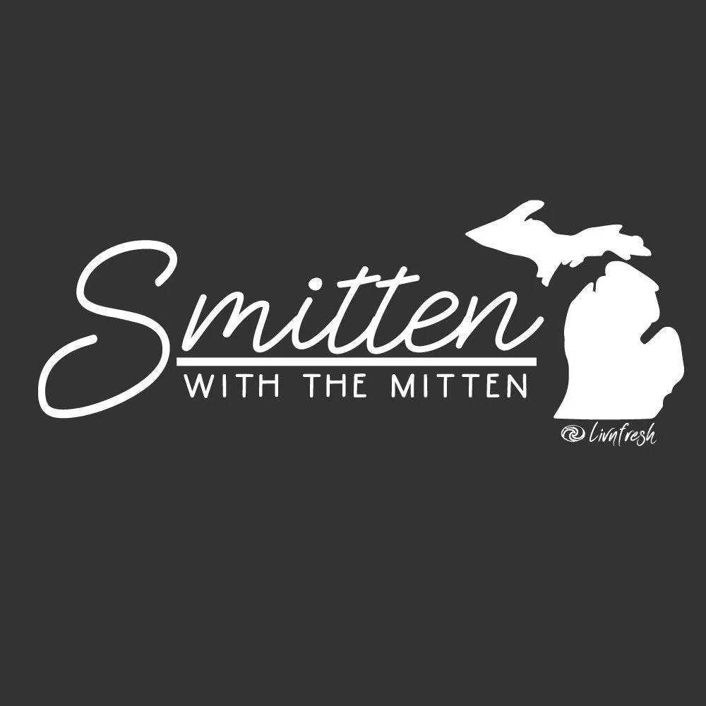 "Smitten With The Mitten Patch" Canvas Tote Bag