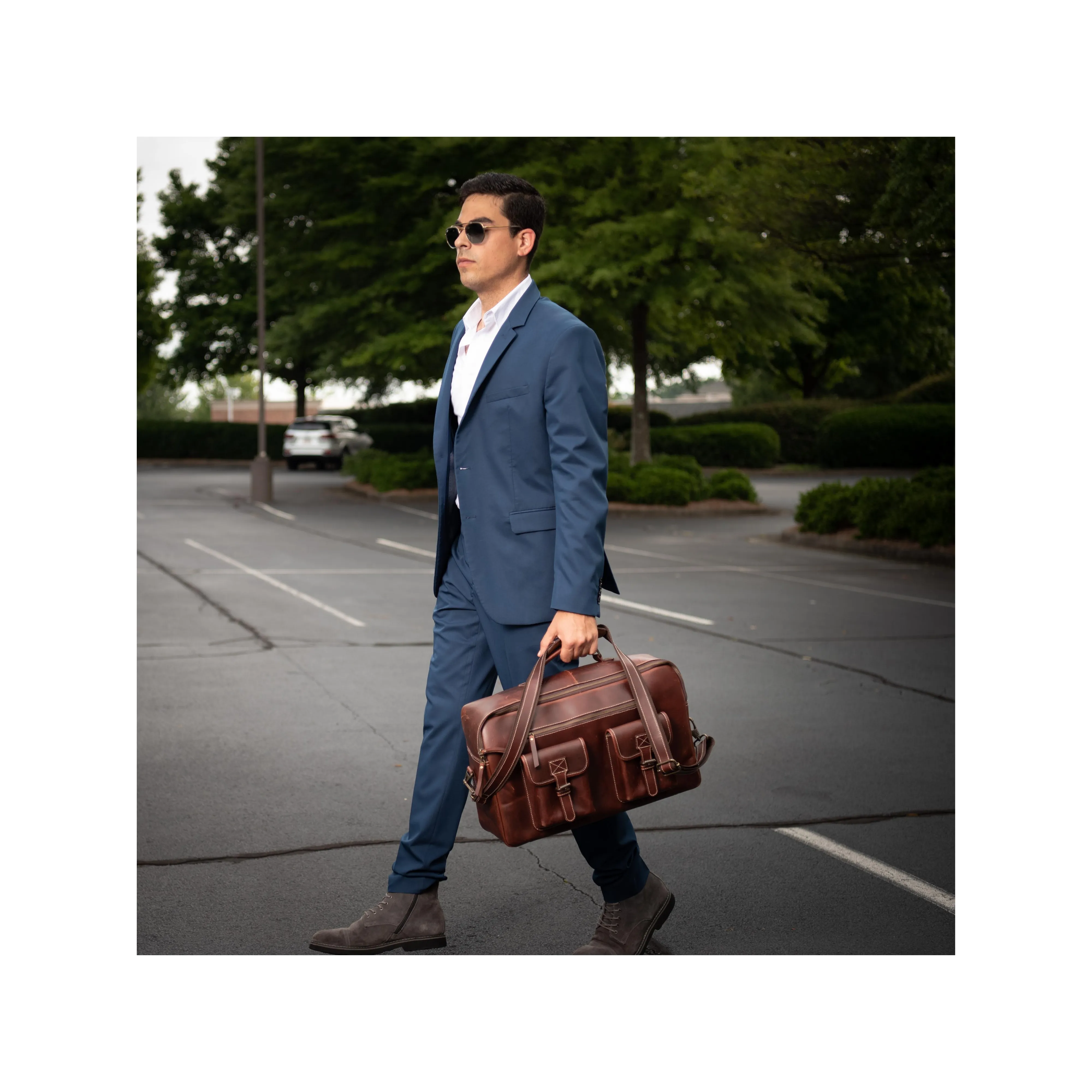Ranger Buffalo Leather Briefcase