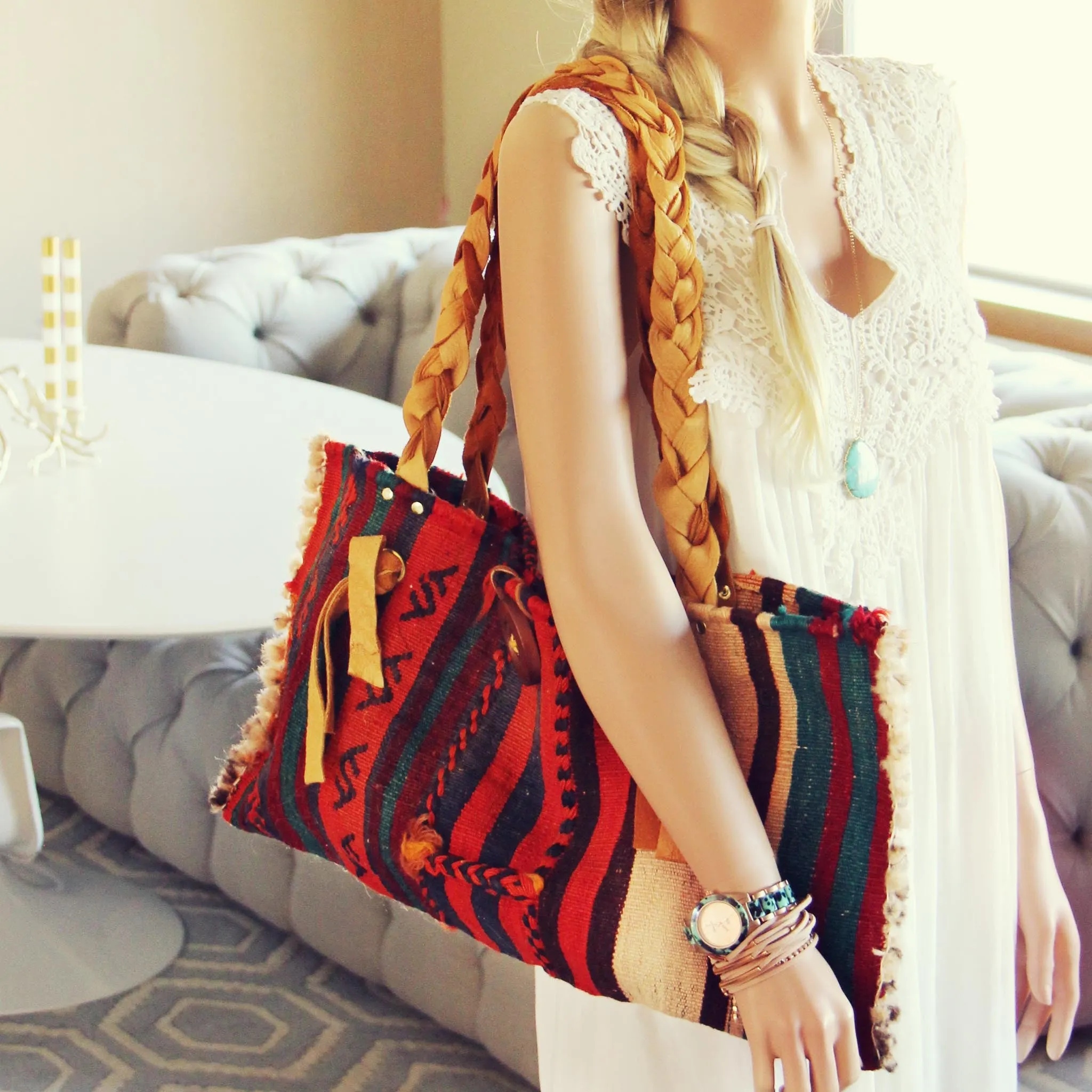 Sand Drifter Vintage Tote