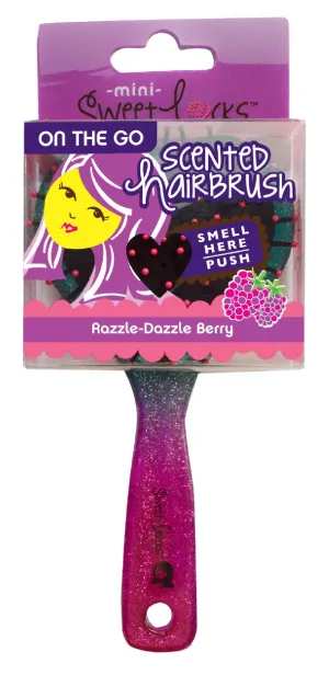 Sweetlocks Razzle Dazzle Berry Scented Mini Hair Brush