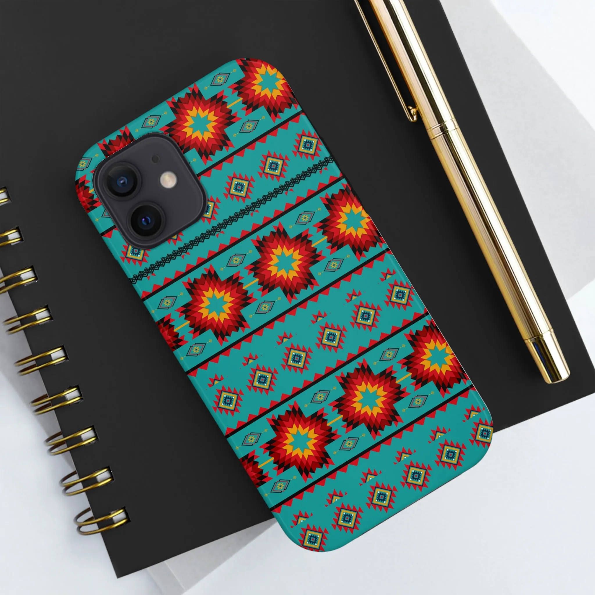 Turquoise Aztec Flexi Case