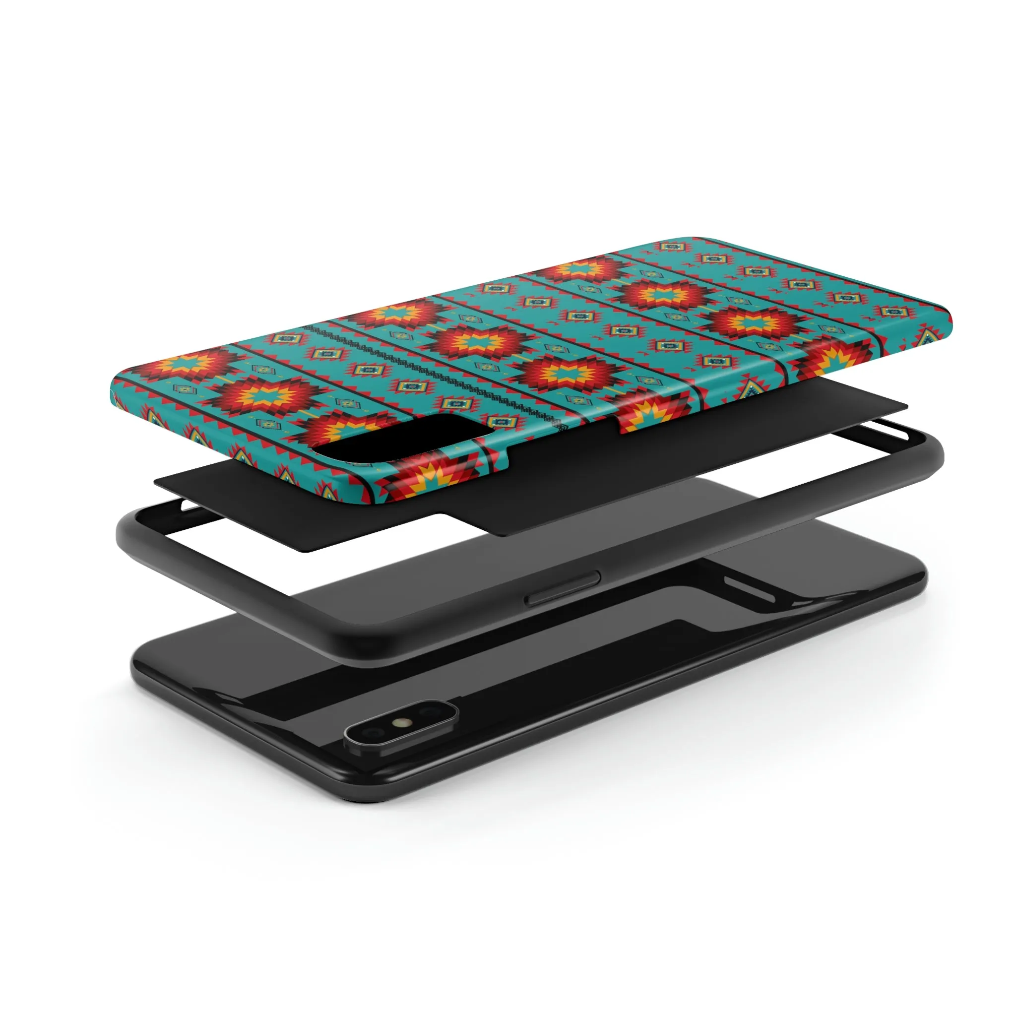 Turquoise Aztec Flexi Case