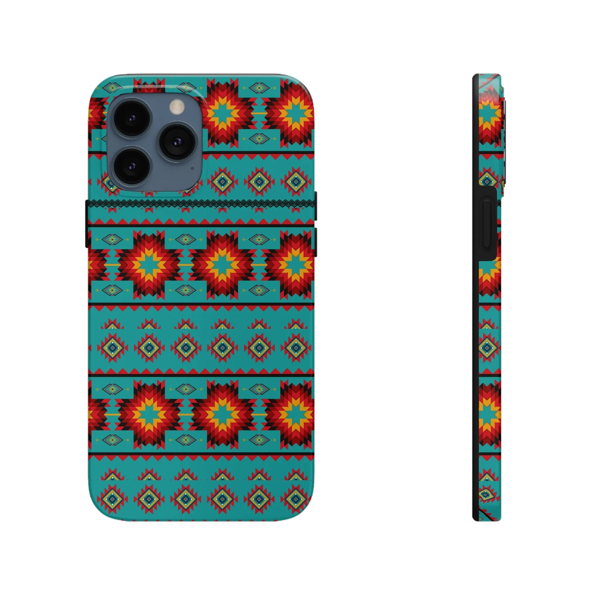 Turquoise Aztec Flexi Case