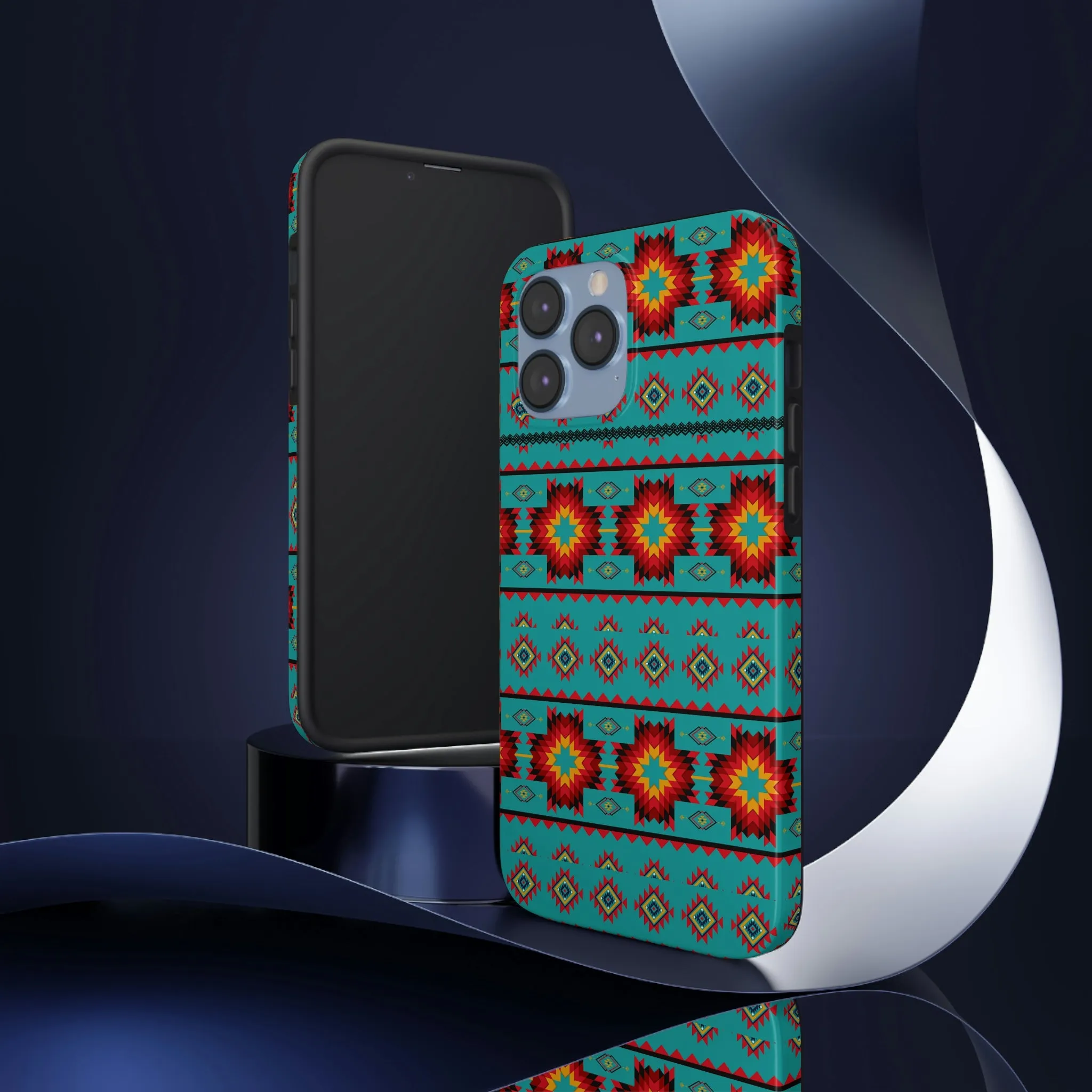 Turquoise Aztec Flexi Case