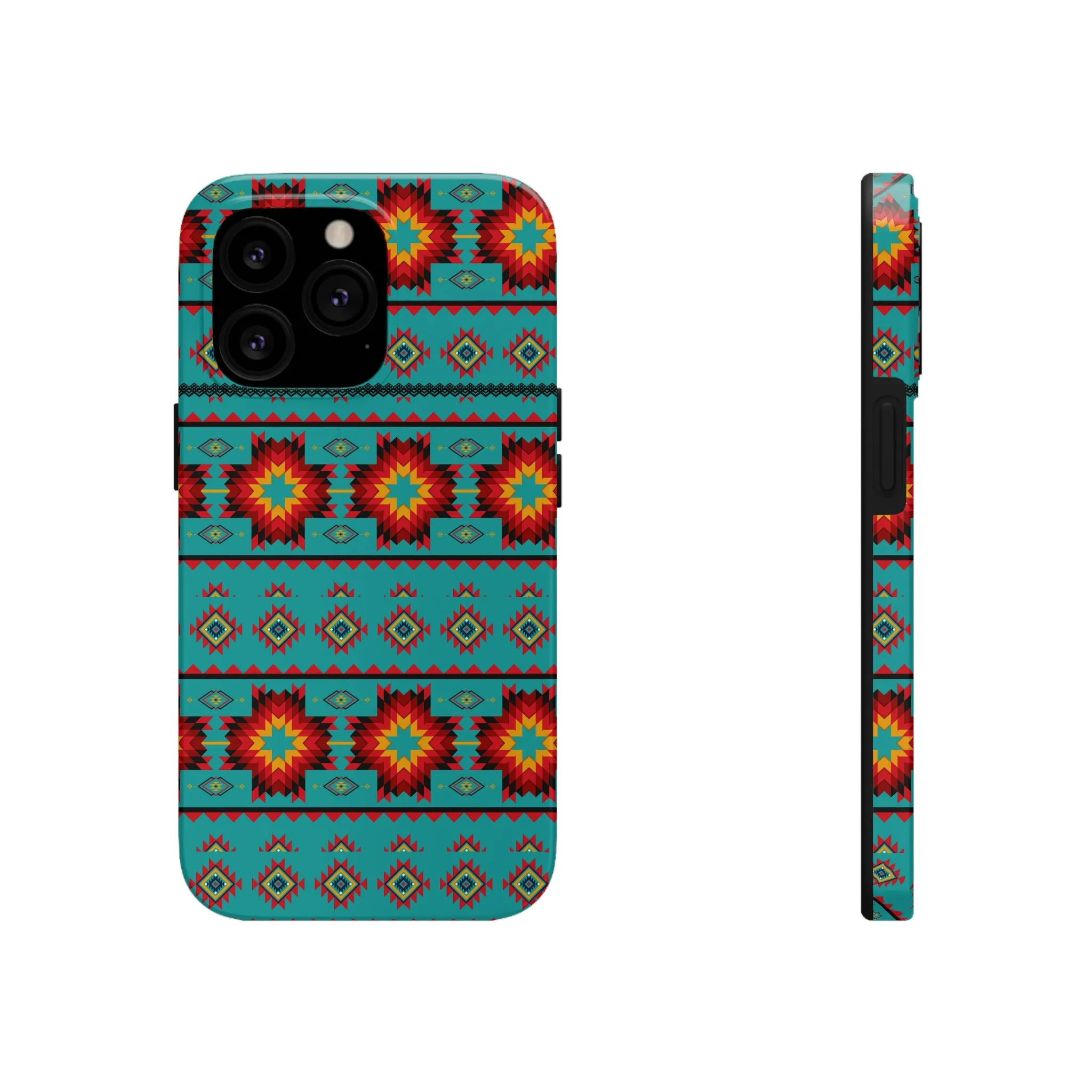 Turquoise Aztec Flexi Case