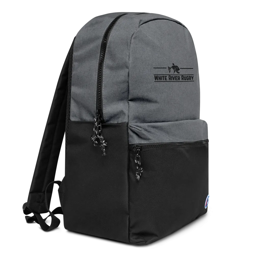 White River Embroidered Champion Backpack
