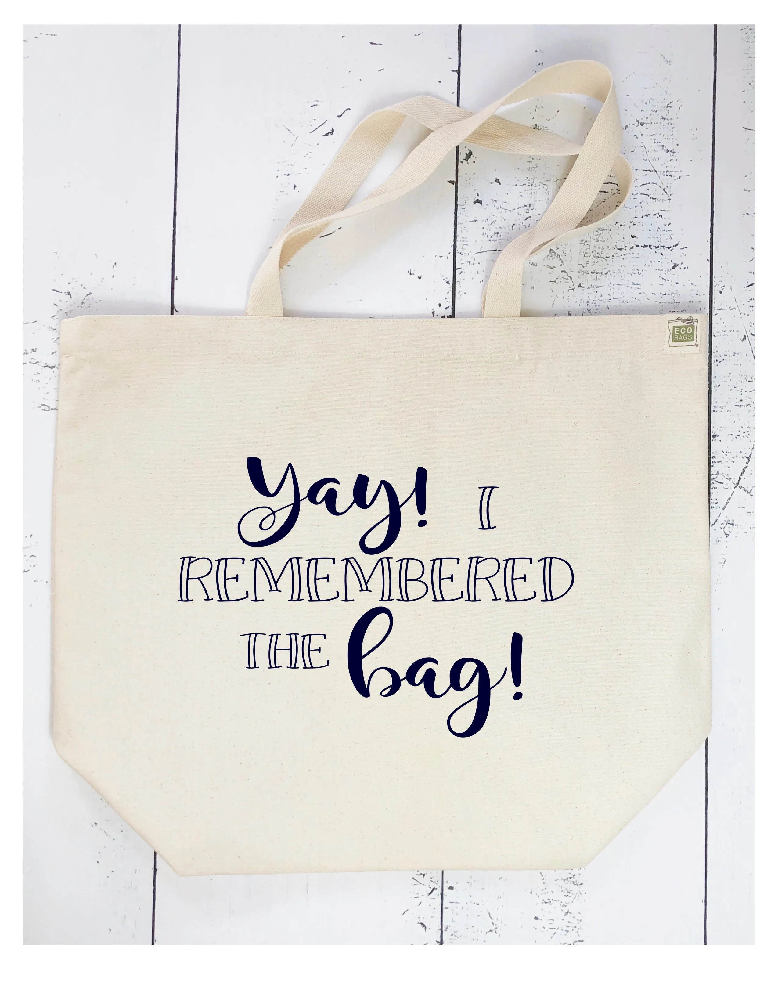 yay, i remembered the bag - tote bag