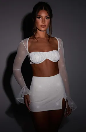 Zima Skort - Ivory Sparkle